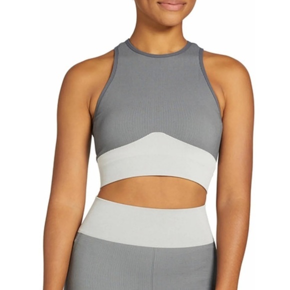 DSG X Twitch + Allison Seamless Sports Bra M Carbon Grey Oat Milk - Picture 1 of 7